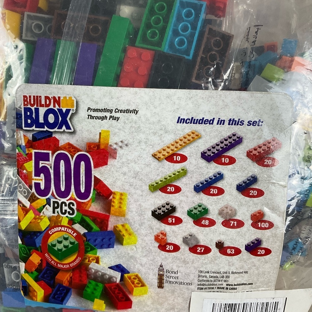 Build N Blox 500 pc Building Block Set - Picture 5 of 5